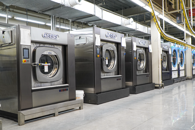 Oasis Softmount Washer Extractor in factory